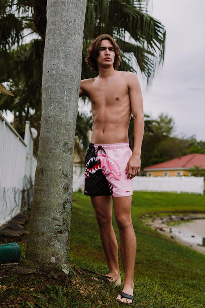 Sprayground PINK PANTHER PINK PAINTER SWIM SHORTS