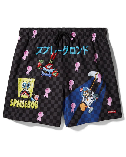 Sprayground SPONGEBOB TOKYO BUBBLE SWIM SHORTS