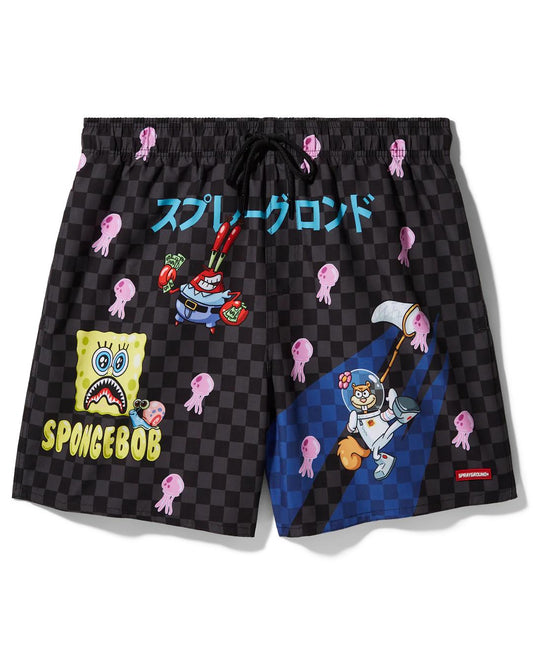 Sprayground SPONGEBOB TOKYO BUBBLE SWIM SHORTS
