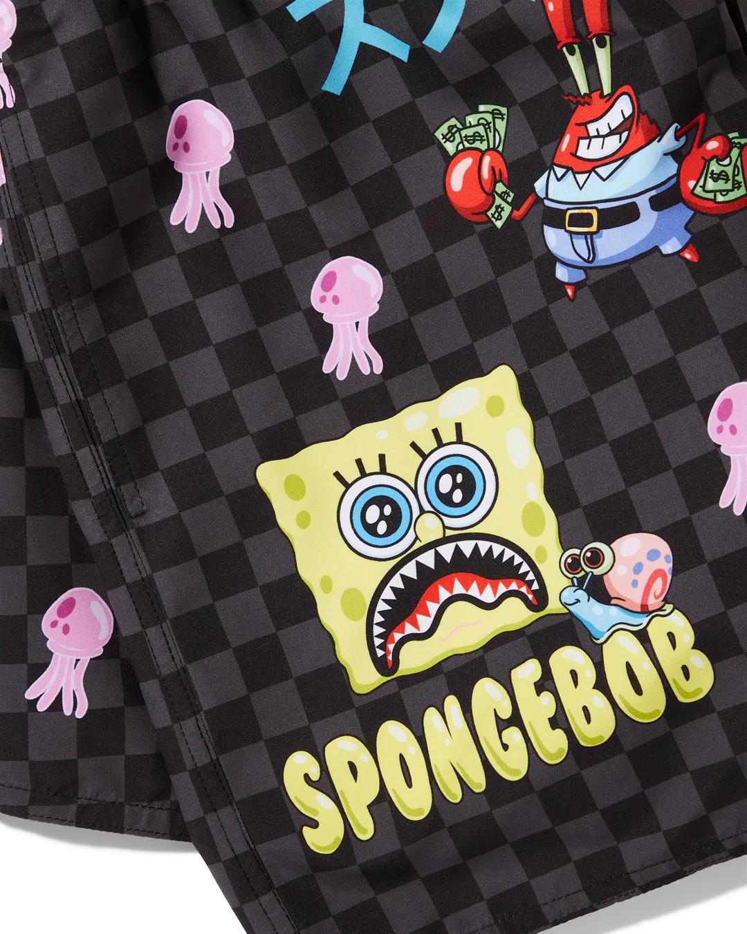 Sprayground SPONGEBOB TOKYO BUBBLE SWIM SHORTS