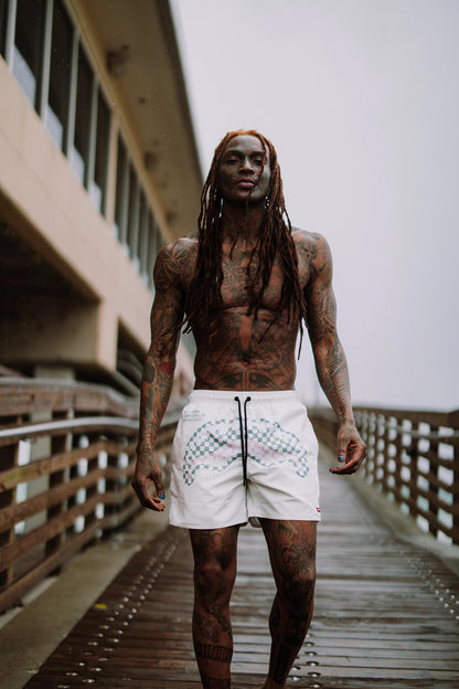 Sprayground SHARK CENTRAL DYNAMIC SWIM SHORTS