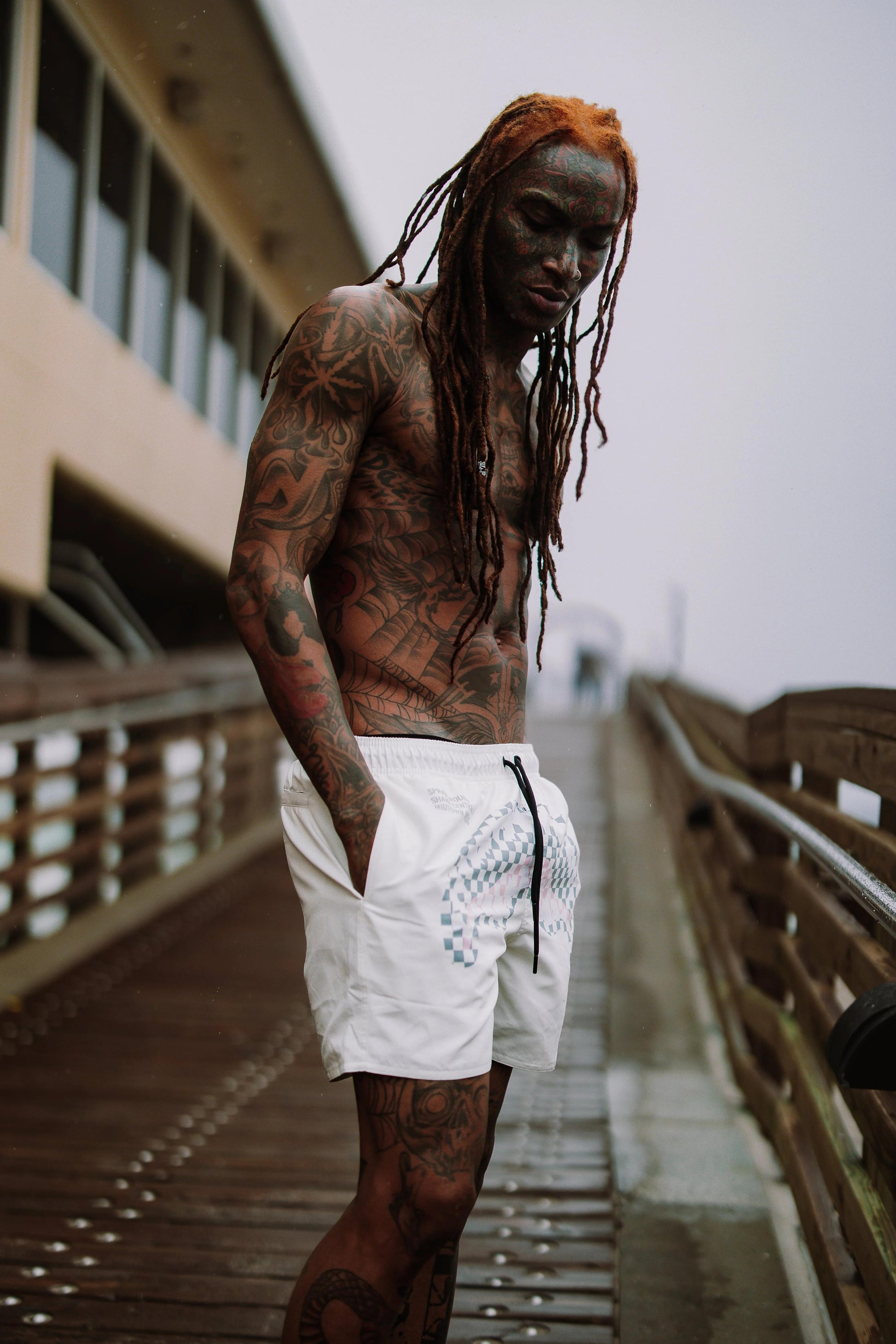 Sprayground SHARK CENTRAL DYNAMIC SWIM SHORTS