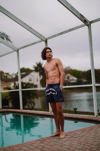 Sprayground MIDNIGHT MAGIC SHARKS IN PARIS SWIM SHORTS