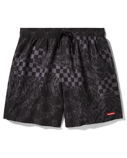 Sprayground 3AM CHECK SWIM SHORTS
