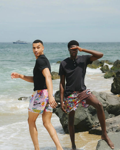 Sprayground STICKER CREW SWIM SHORTS