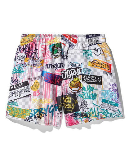 Sprayground CREATE ANOTHER DAY SWIM SHORTS