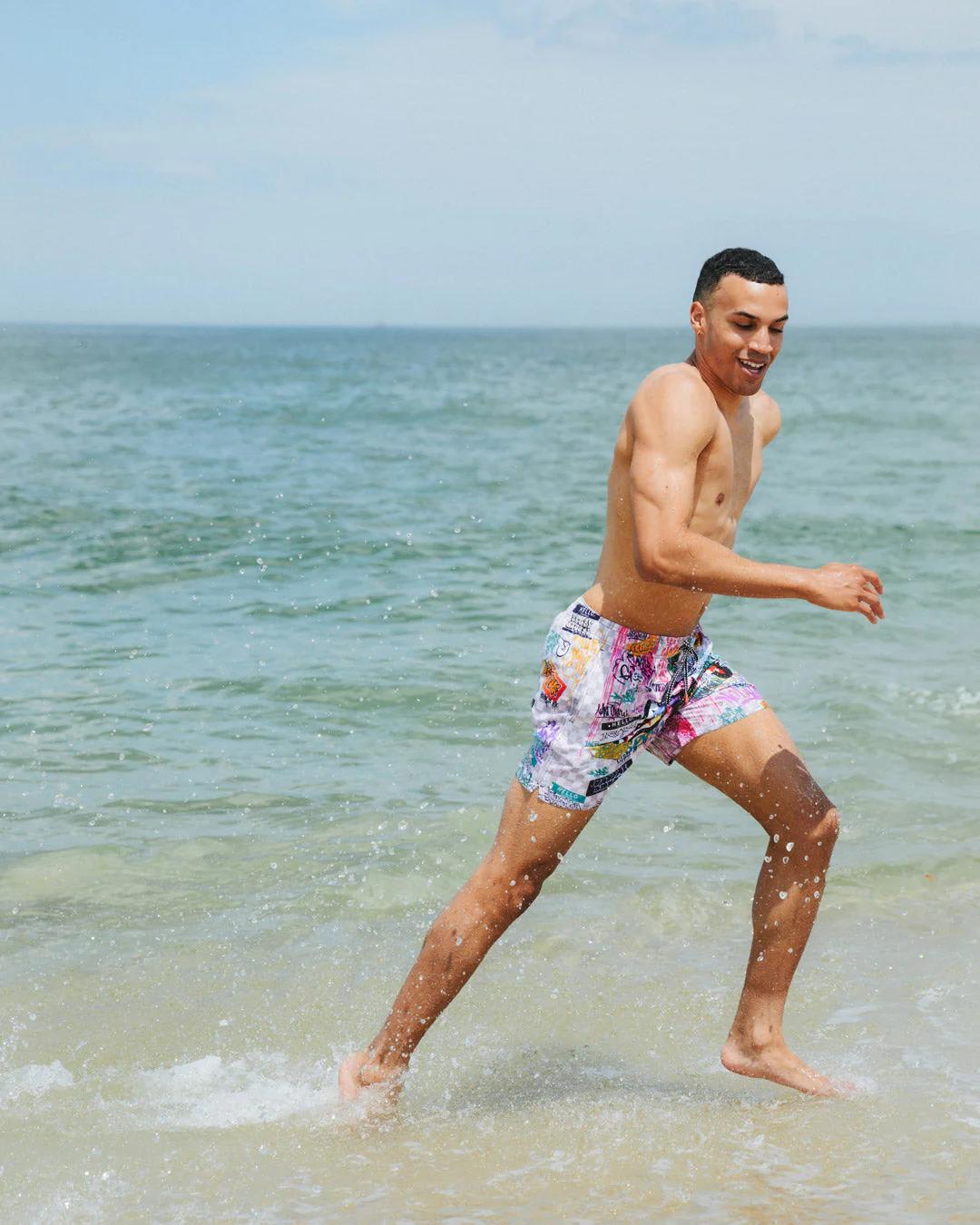 Sprayground CREATE ANOTHER DAY SWIM SHORTS
