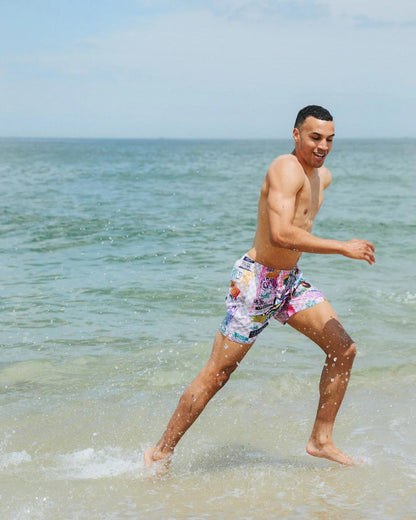 Sprayground CREATE ANOTHER DAY SWIM SHORTS