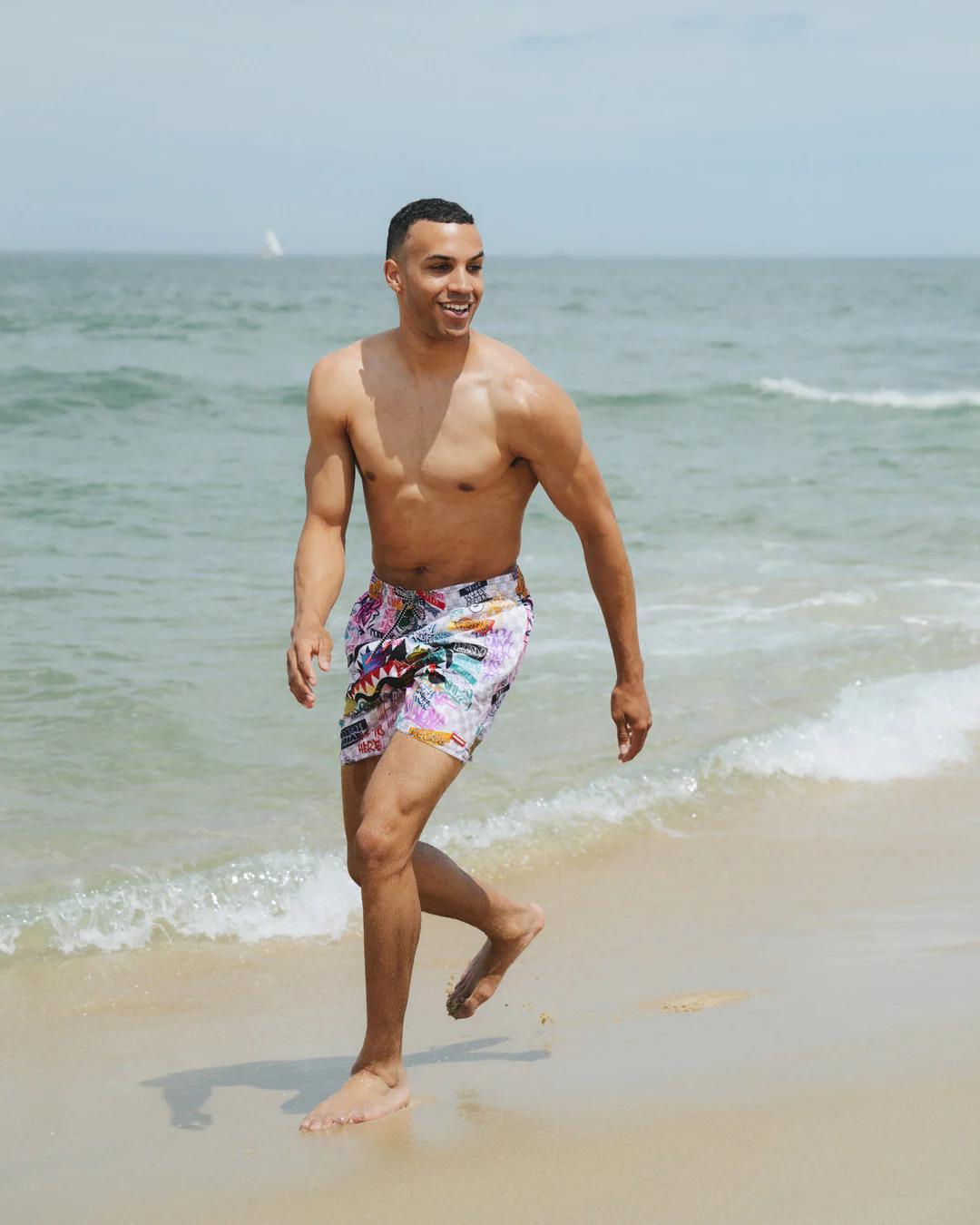Sprayground CREATE ANOTHER DAY SWIM SHORTS