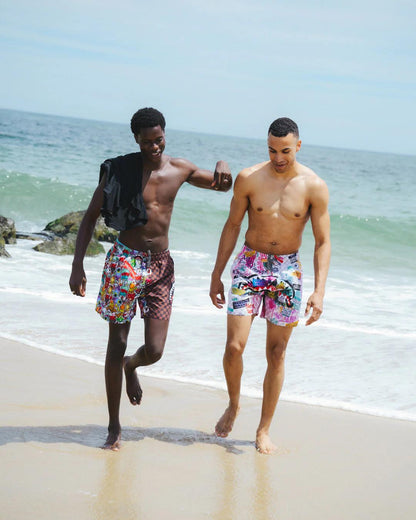 Sprayground CREATE ANOTHER DAY SWIM SHORTS