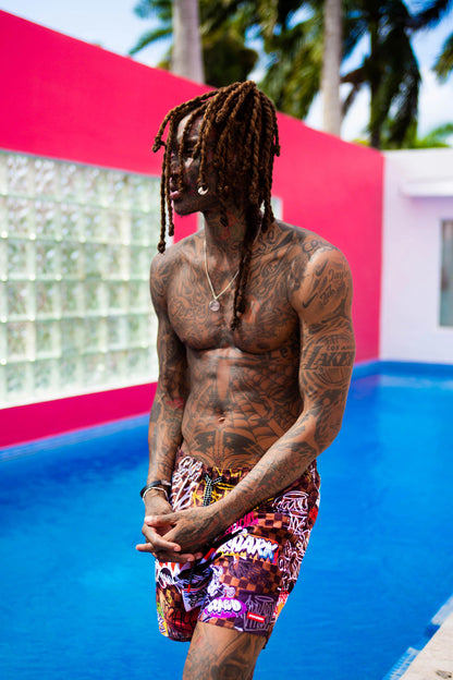 Sprayground SHARKS IN PARIS JETSKI SWIM TRUNKS