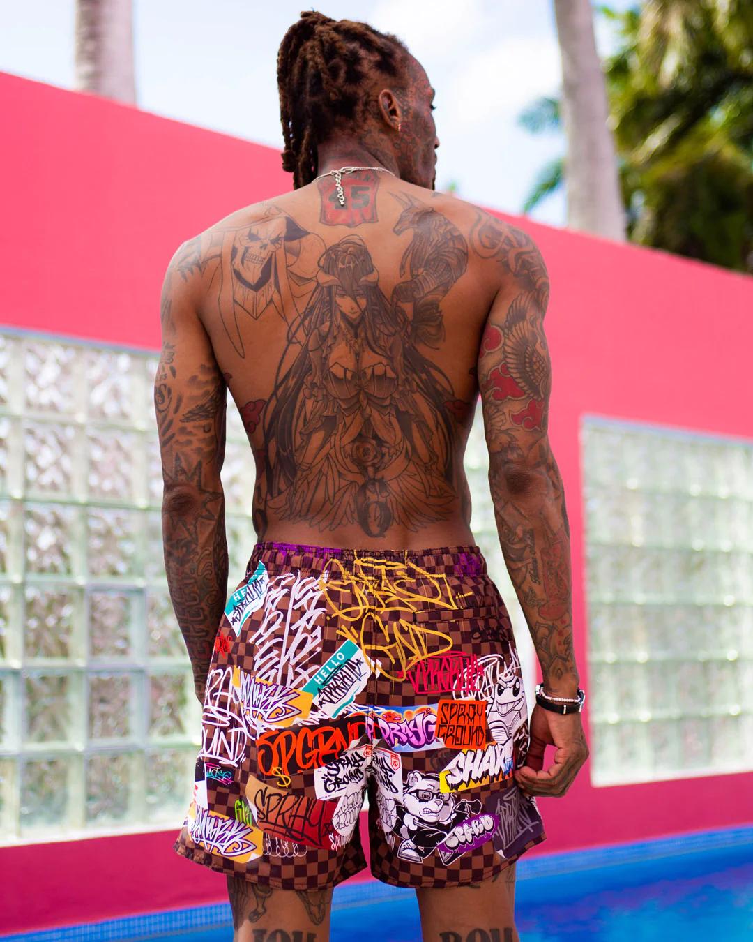 Sprayground SHARKS IN PARIS JETSKI SWIM TRUNKS
