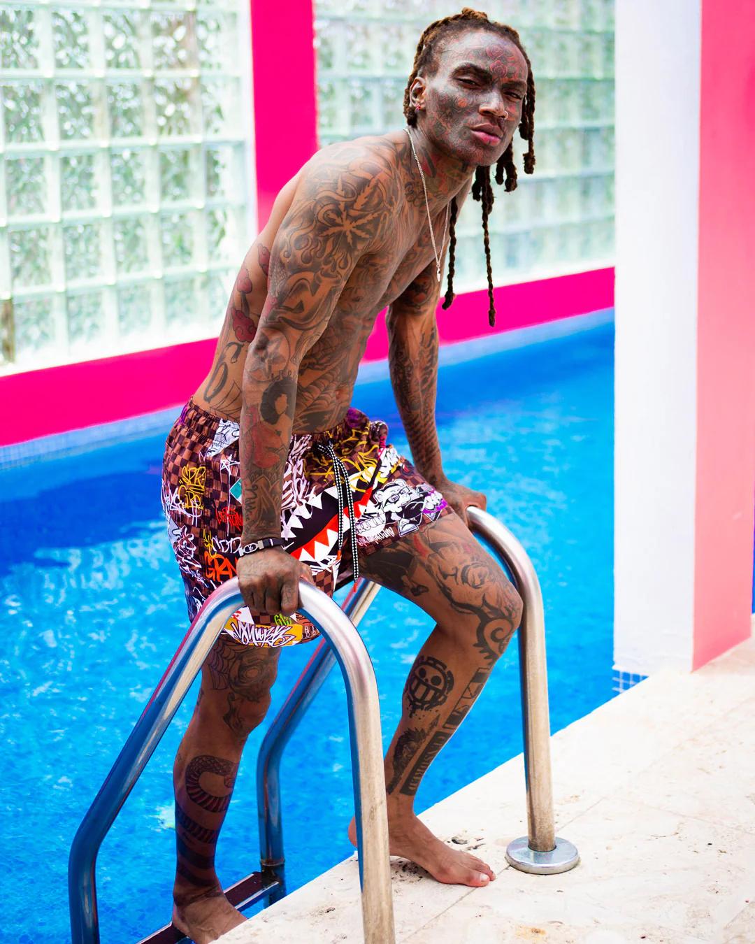 Sprayground SHARKS IN PARIS JETSKI SWIM TRUNKS
