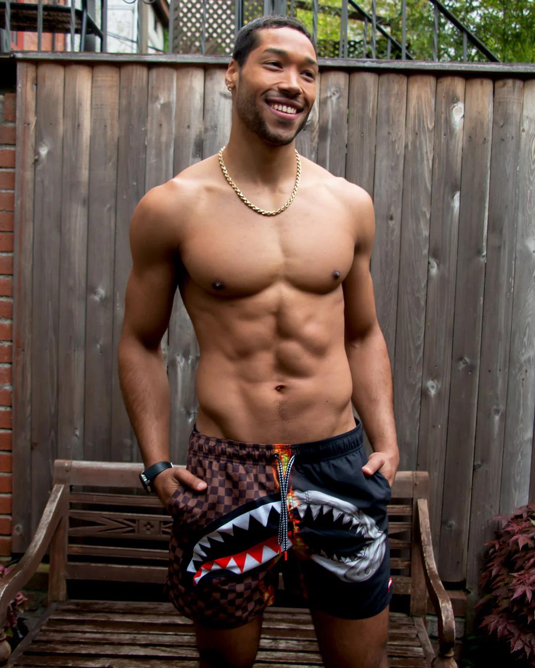 Sprayground SHARKS IN PARIS UNSTOPPABLE SWIM TRUNKS
