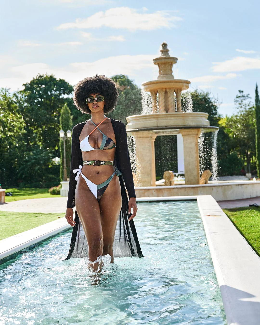 Sprayground SPLIT BITE CAMO BIKINI