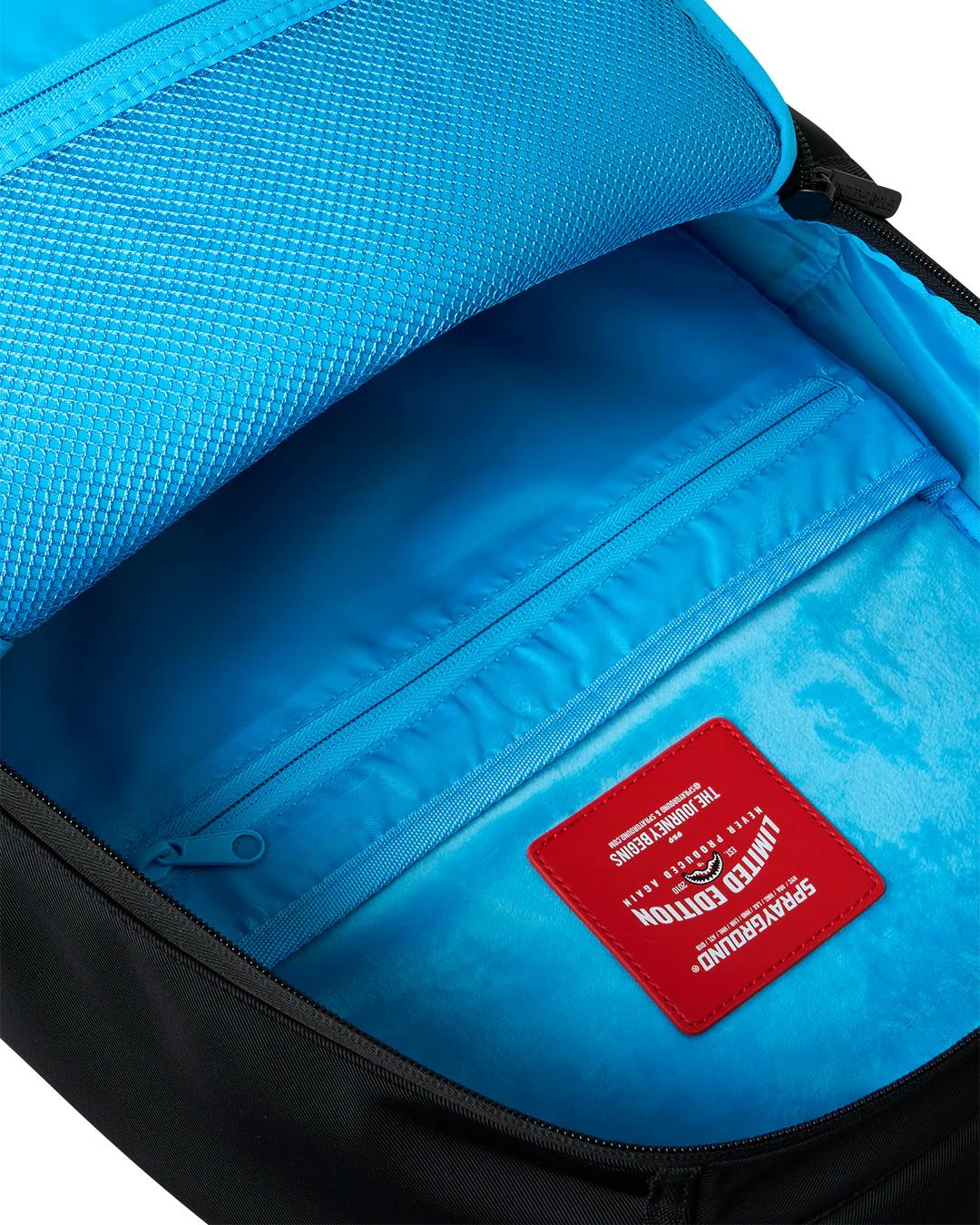 Sprayground SHARK CENTRAL PASSPORT (BLUE) BACKPACK