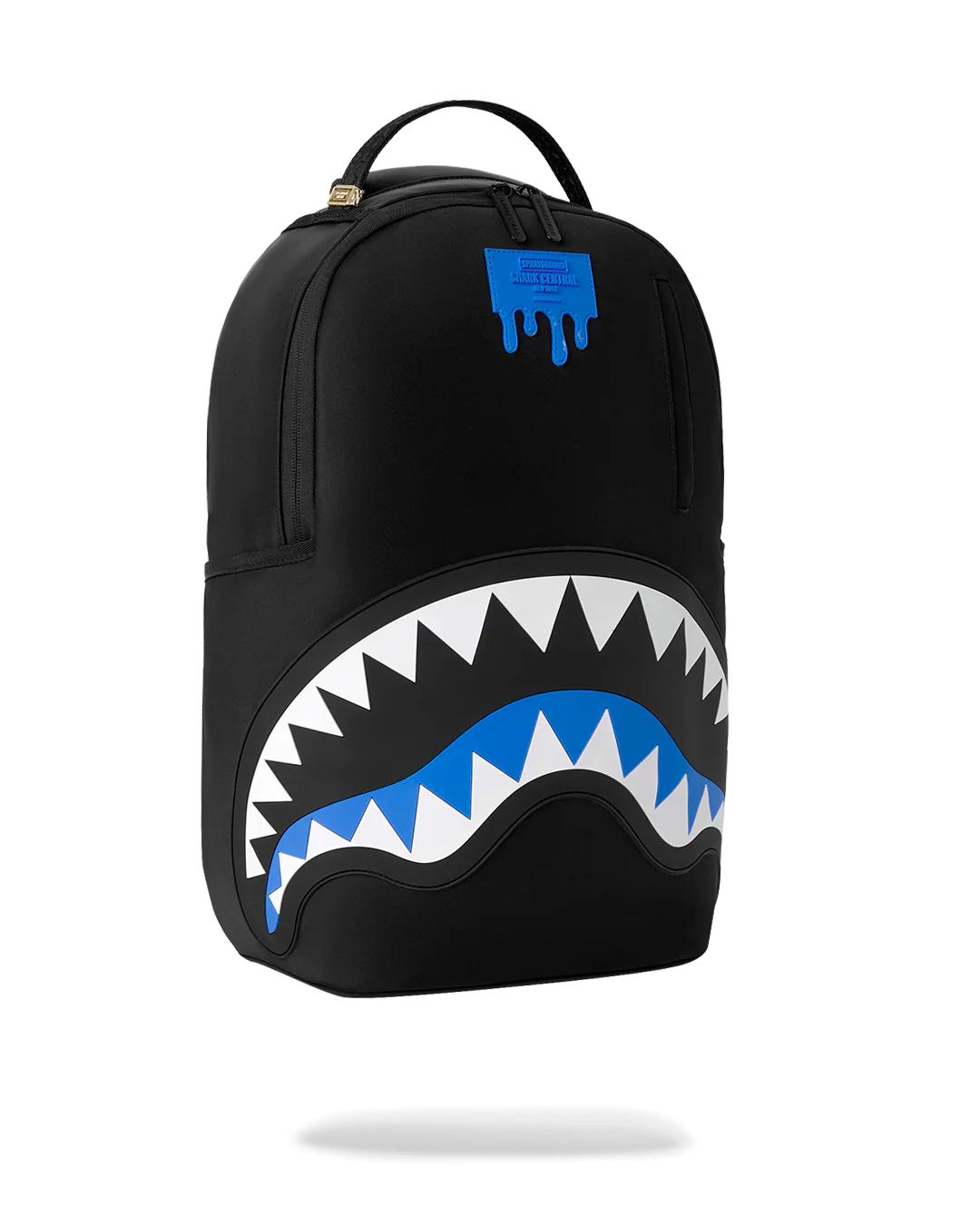 Sprayground SHARK CENTRAL PASSPORT (BLUE) BACKPACK