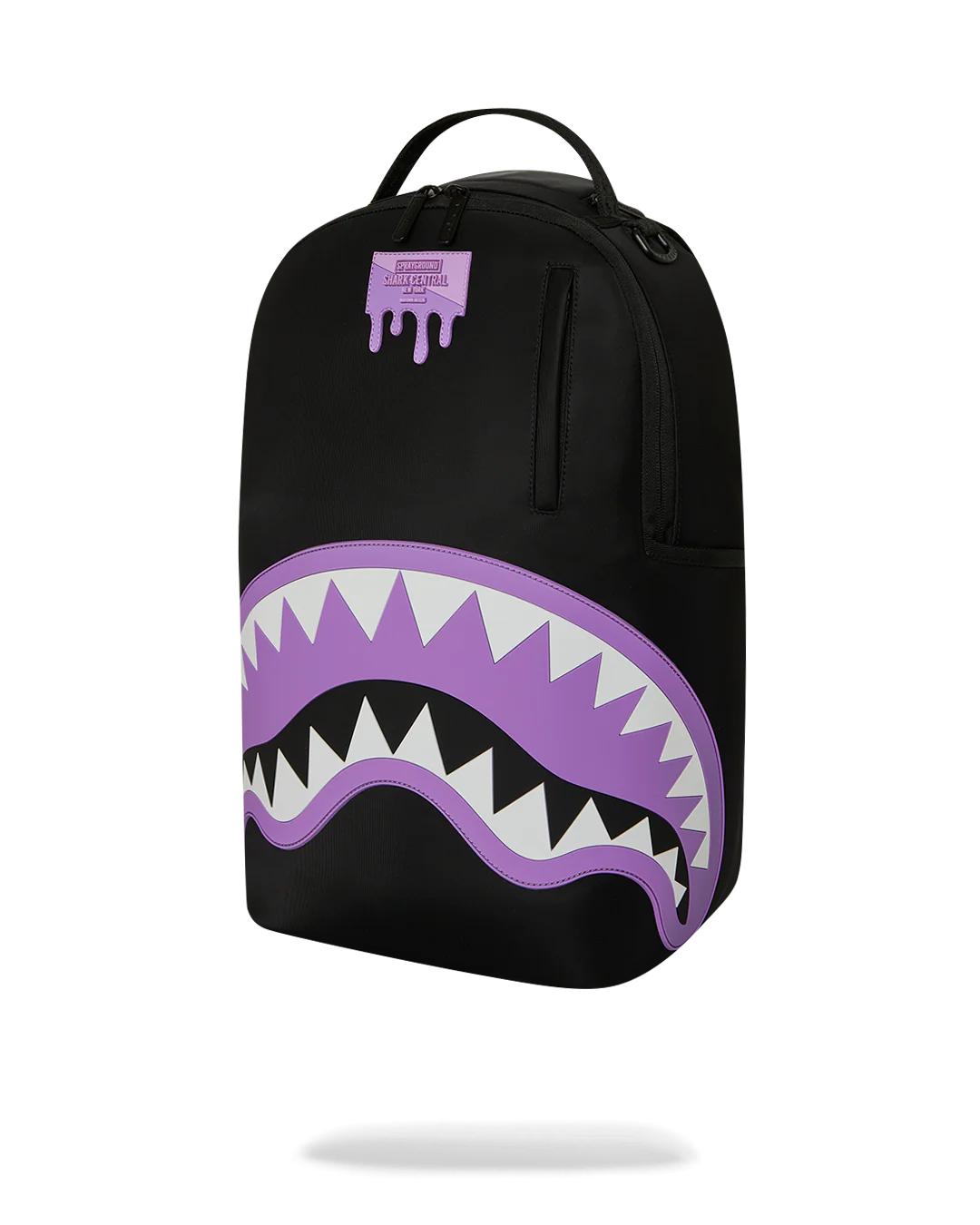 Sprayground SHARK CENTRAL PASSPORT (PURPLE) BACKPACK