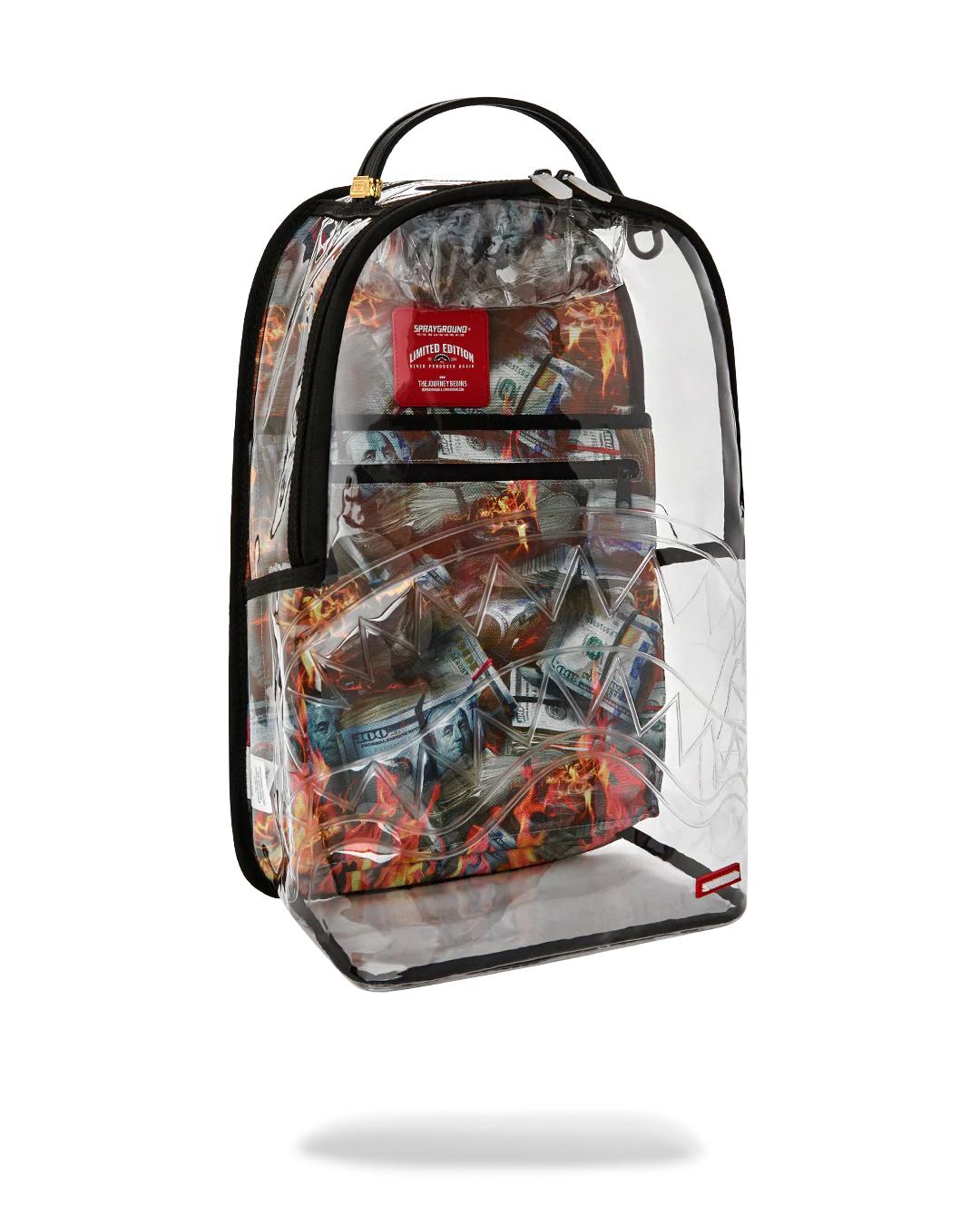 Sprayground STAY UP - CLEAR BACKPACK