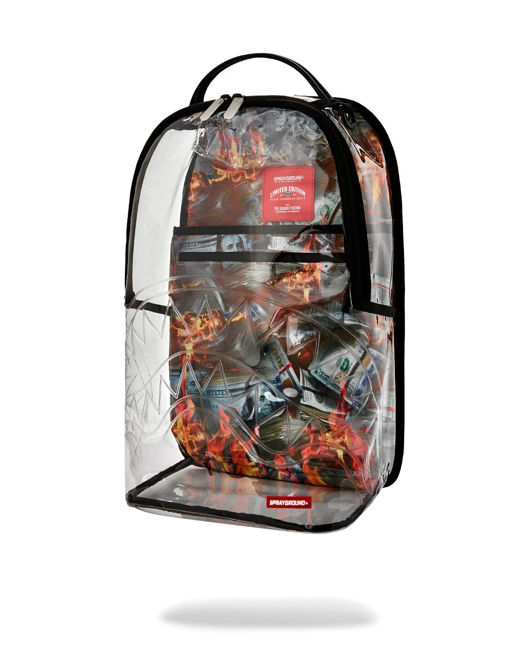 Sprayground STAY UP - CLEAR BACKPACK