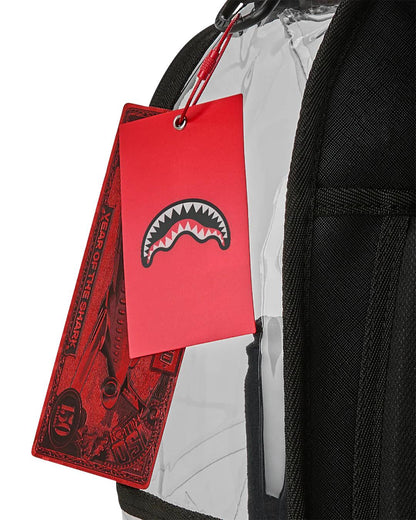 Sprayground SHARK CENTRAL - CLEAR BACKPACK