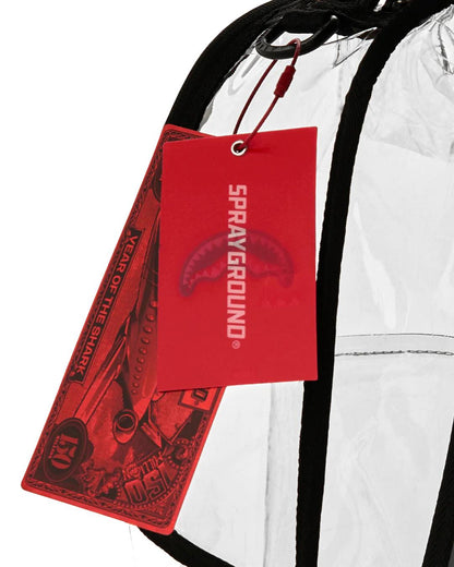 Sprayground FULLY CLEAR EMBOSSED BOSS BACKPACK