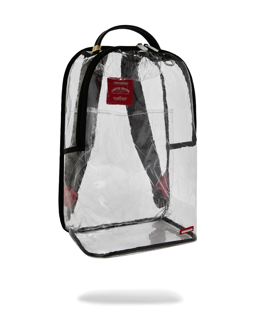 Sprayground FULLY CLEAR EMBOSSED BOSS BACKPACK