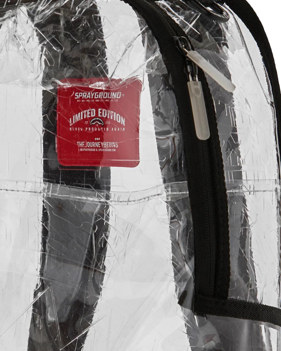 Sprayground FULLY CLEAR EMBOSSED BOSS BACKPACK