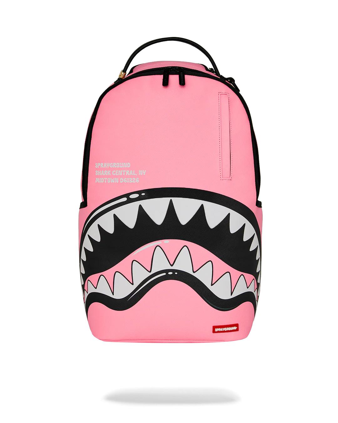 Sprayground SHARK CENTRAL BUBBLE SHARK (PINK) BACKPACK