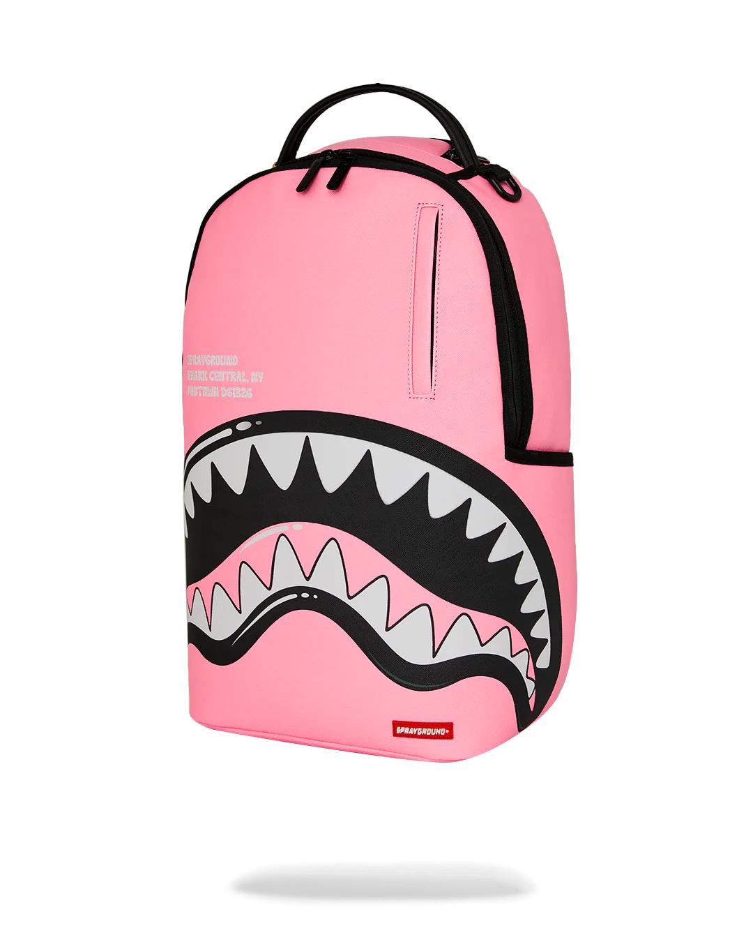 Sprayground SHARK CENTRAL BUBBLE SHARK (PINK) BACKPACK