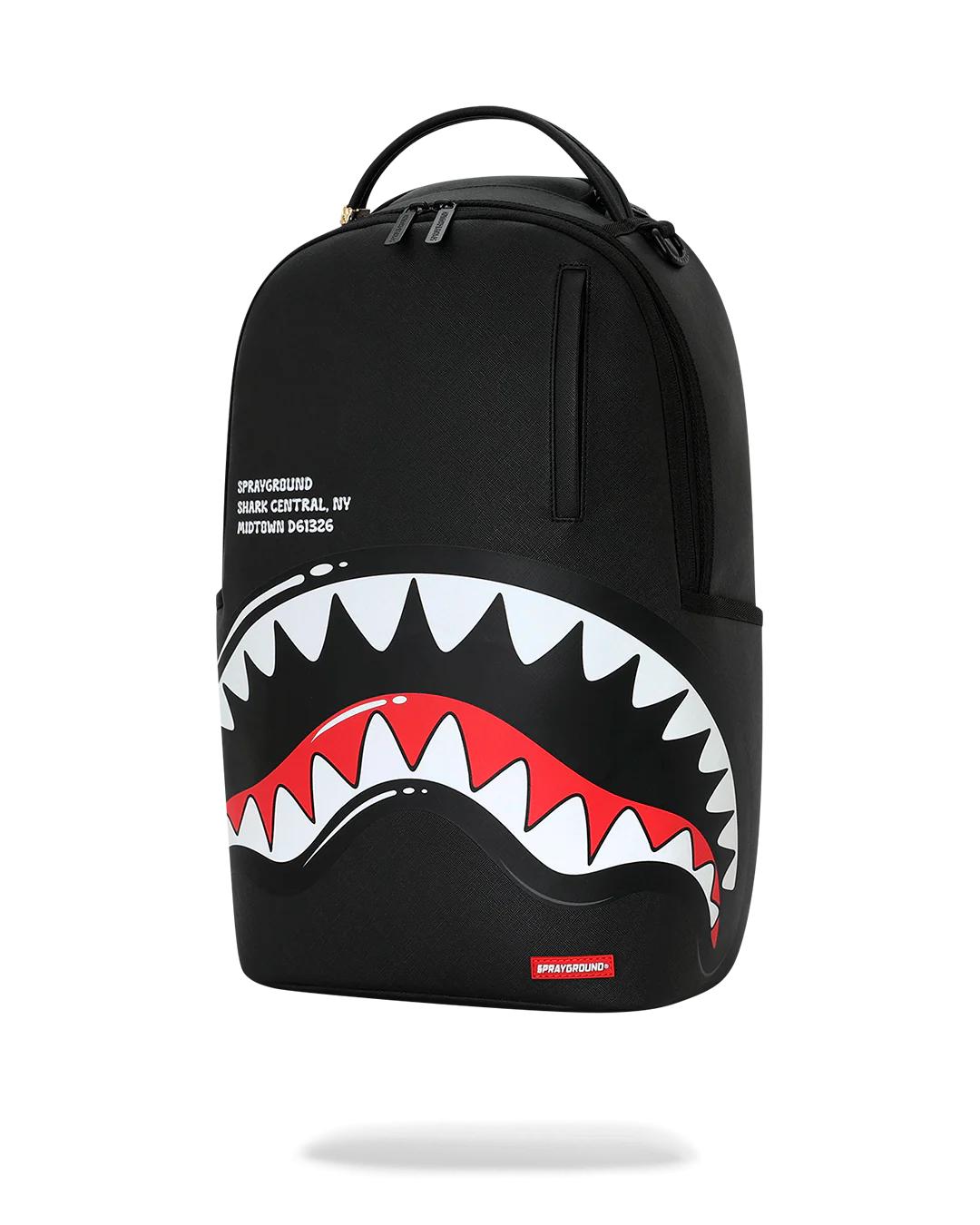 Sprayground SHARK CENTRAL BUBBLE SHARK (BLK) BACKPACK