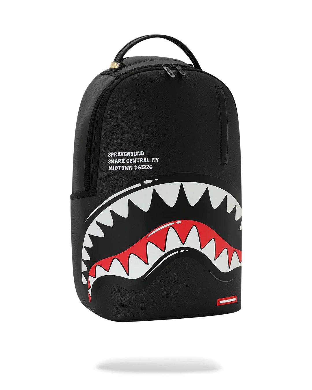 Sprayground SHARK CENTRAL BUBBLE SHARK (BLK) BACKPACK