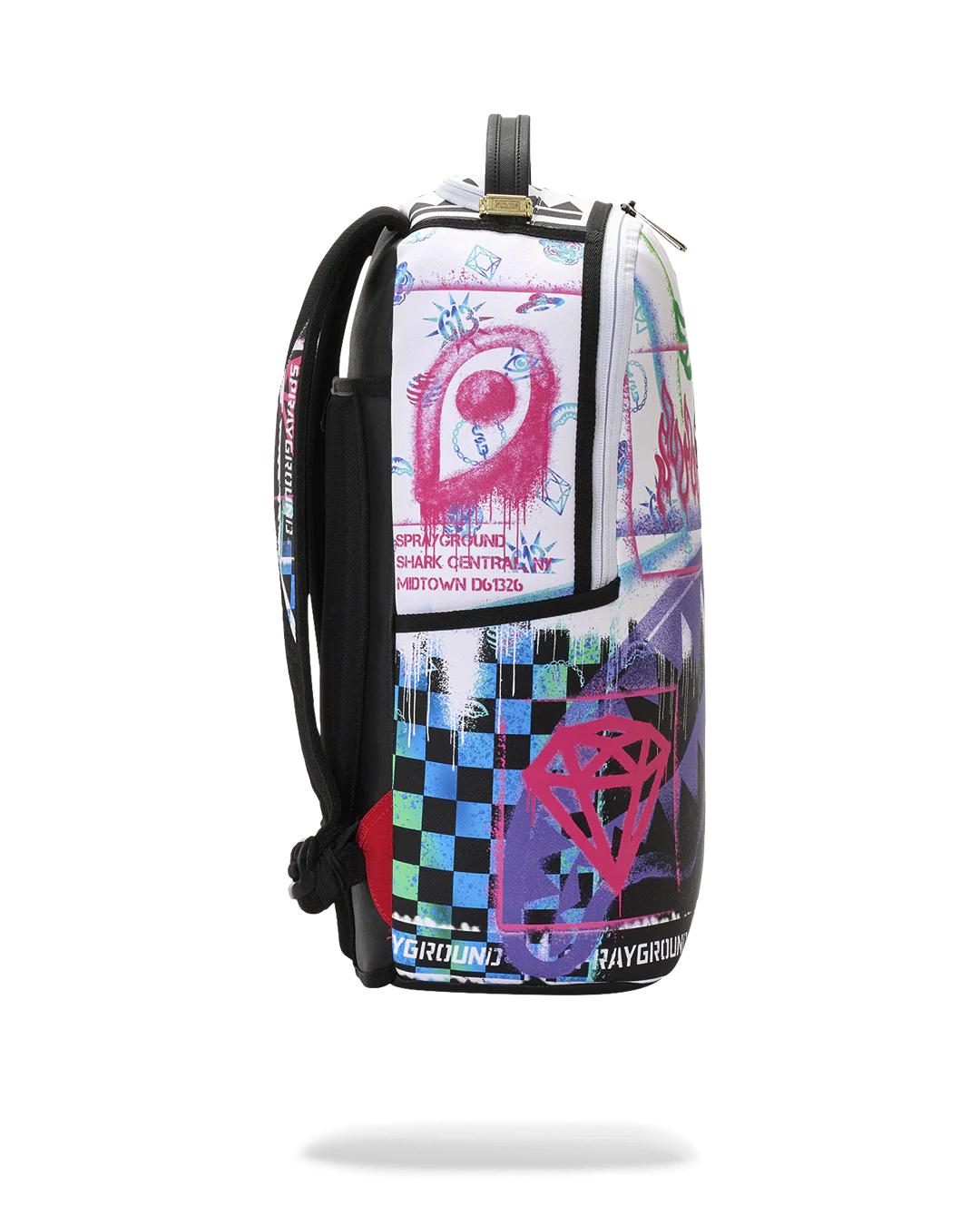 Sprayground STENCIL PENCIL CONTINENTAL BACKPACK
