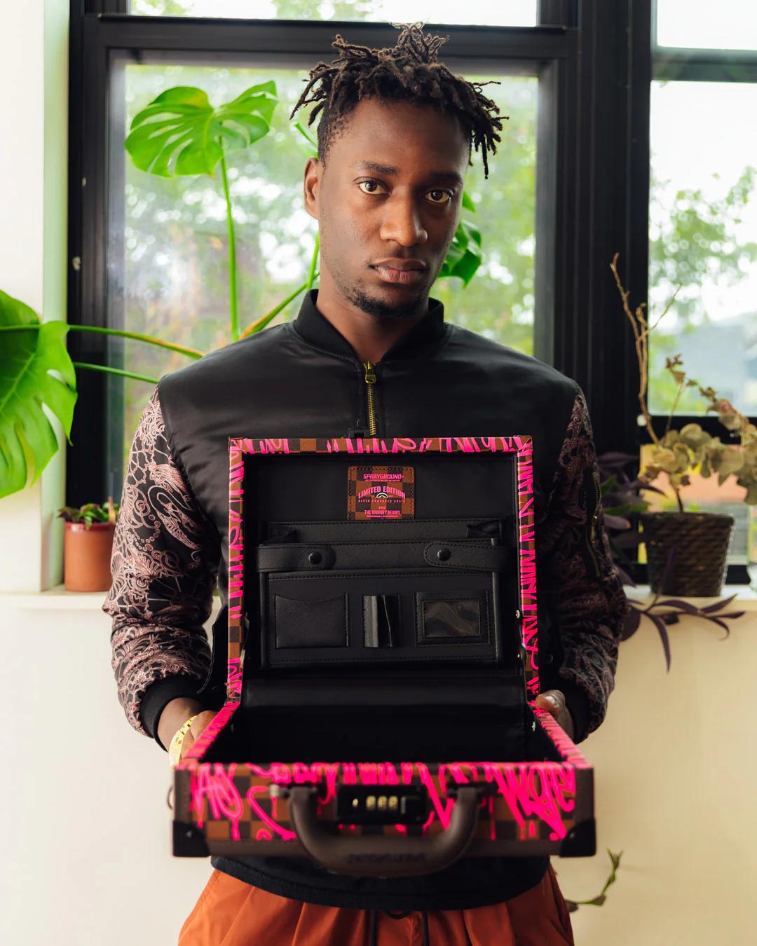 Sprayground JETGRAPHIX ATTACHÉ BRIEFCASE