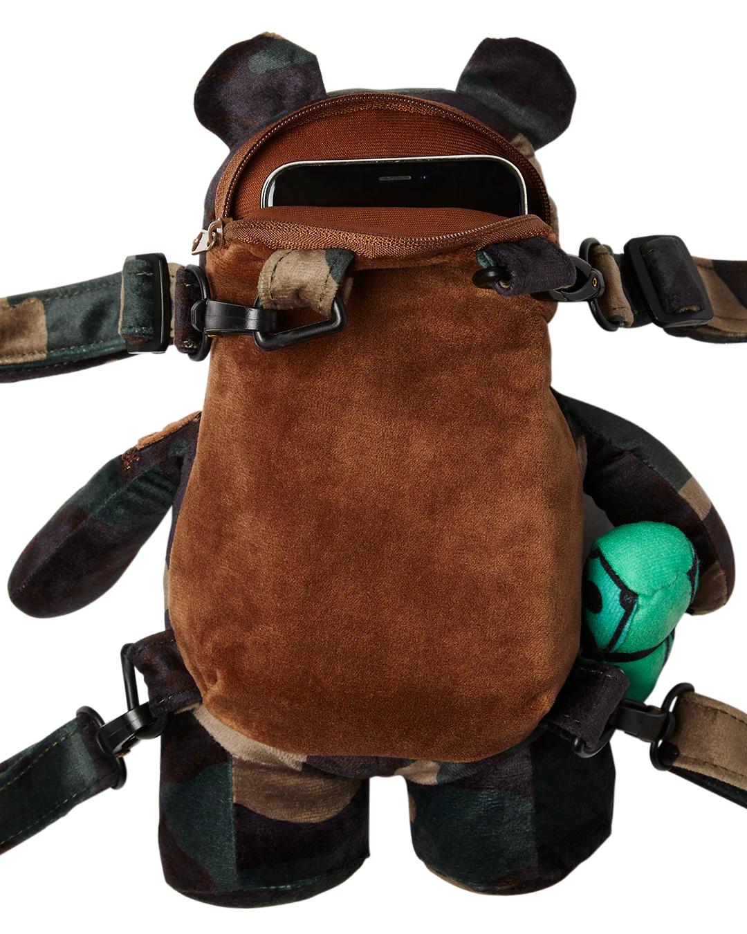 Sprayground BEARCUB BACKPACK - CAMOCHECK MONEYBEAR
