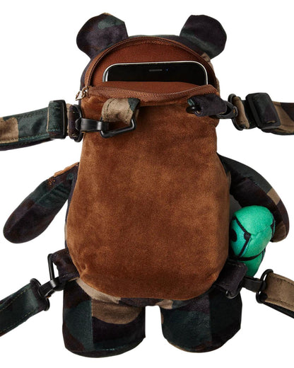 Sprayground BEARCUB BACKPACK - CAMOCHECK MONEYBEAR