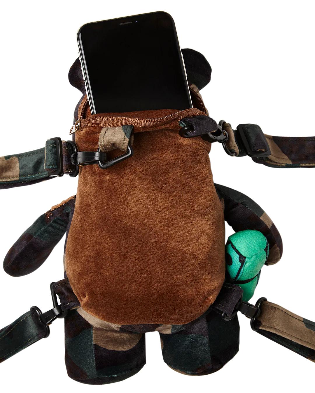 Sprayground BEARCUB BACKPACK - CAMOCHECK MONEYBEAR