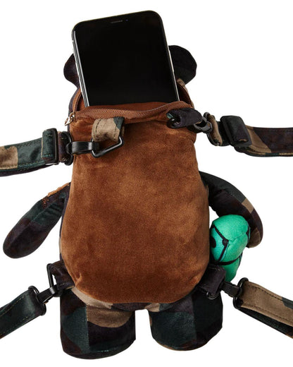 Sprayground BEARCUB BACKPACK - CAMOCHECK MONEYBEAR