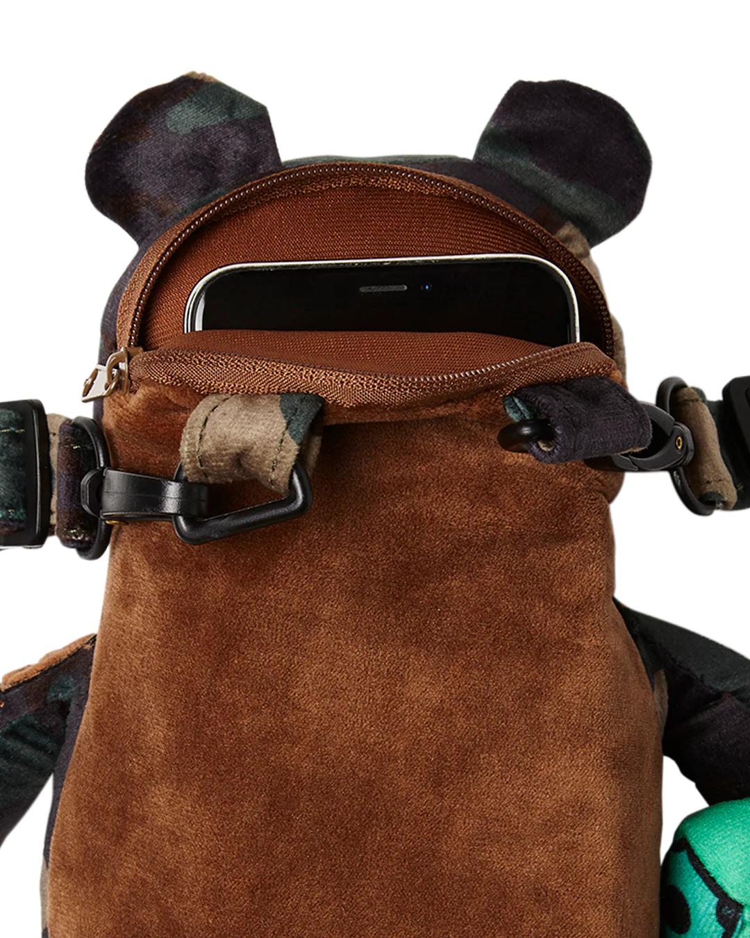 Sprayground BEARCUB BACKPACK - CAMOCHECK MONEYBEAR