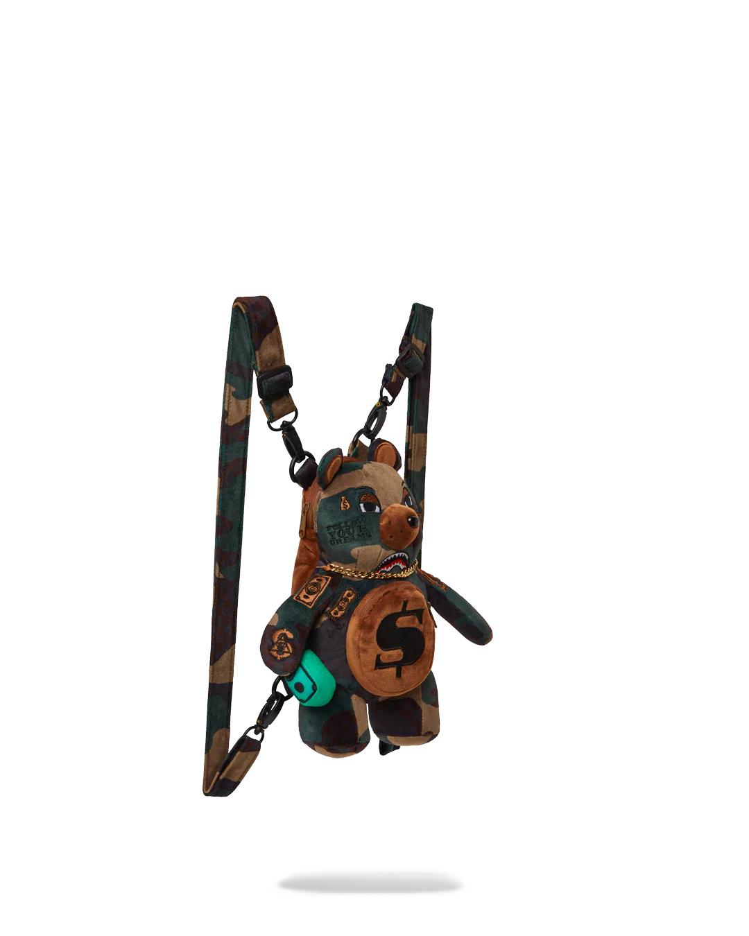 Sprayground BEARCUB BACKPACK - CAMOCHECK MONEYBEAR