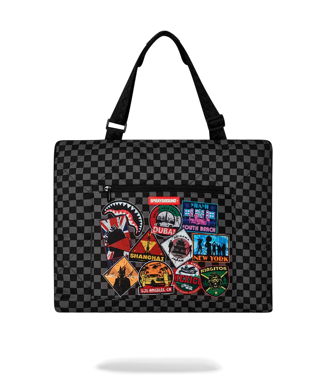 Sprayground GLOBAL MOGUL UNLIMITED MILES PACKABLE BEACH MAT BLANKET WATER RESISTAN