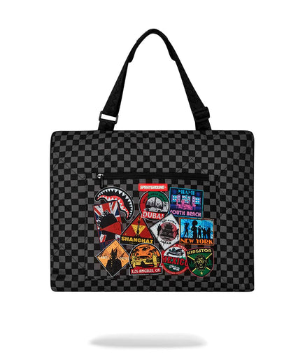 Sprayground GLOBAL MOGUL UNLIMITED MILES PACKABLE BEACH MAT BLANKET WATER RESISTAN