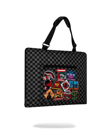 Sprayground GLOBAL MOGUL UNLIMITED MILES PACKABLE BEACH MAT BLANKET WATER RESISTAN