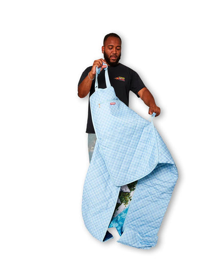 Sprayground SHARK ISLAND PACKABLE BEACH MAT BLANKET WATER RESISTANT CONVERTIBLE TO