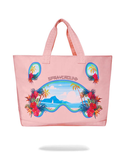 Sprayground BORA BORA SHARK ISLAND VILLA BEACH TOTE