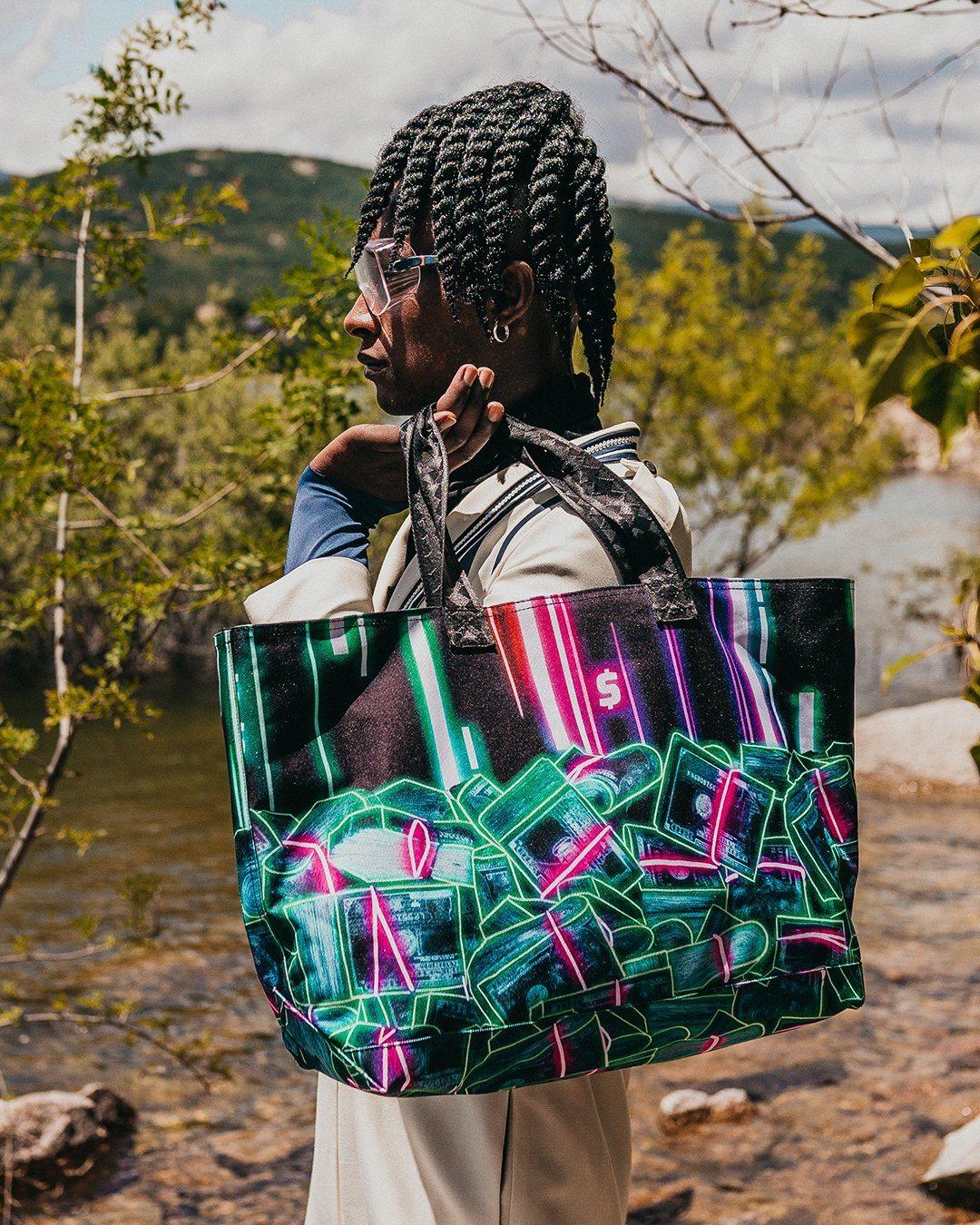 Sprayground 暗号通貨スタック (CRYPTO STACKS) TOTE