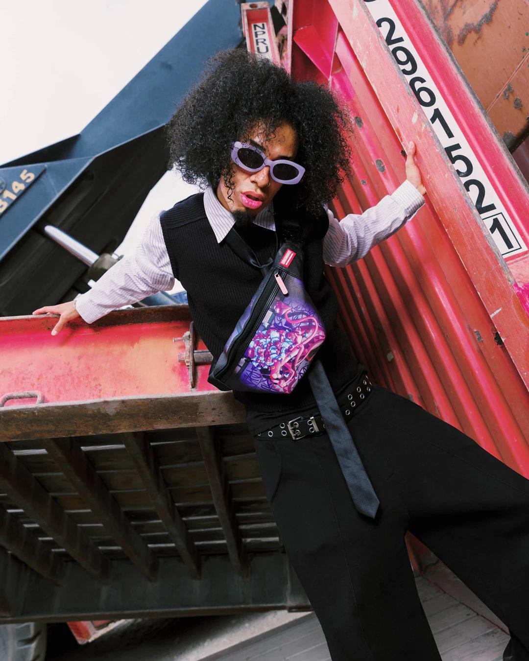 Sprayground PINK PANTHER DIAMOND HEIST SAVVY CROSSBODY