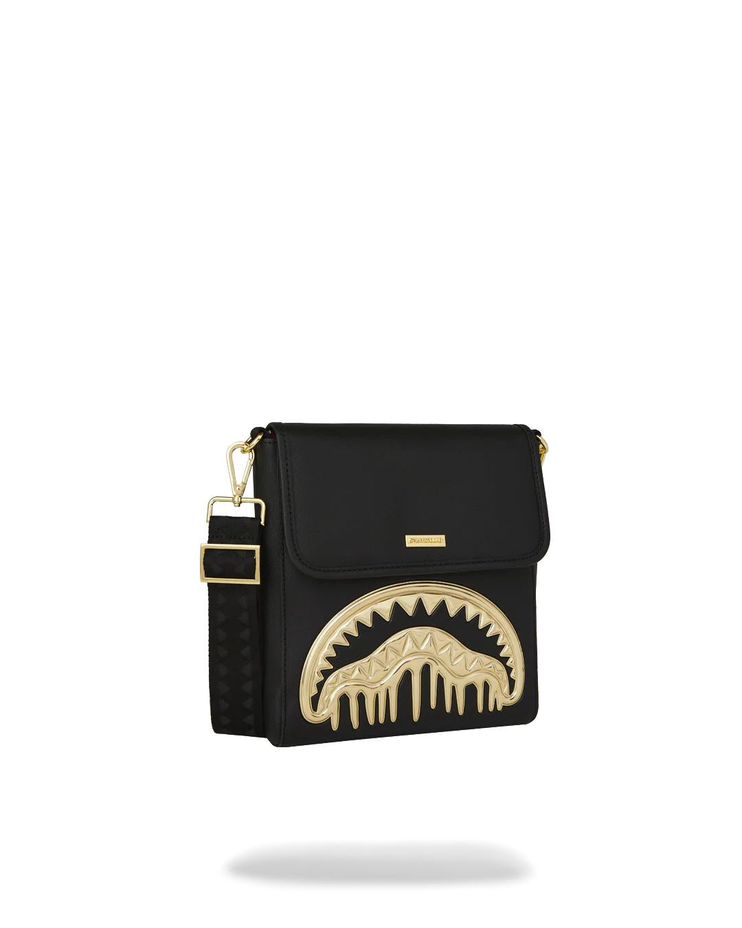 Sprayground GOLDHEART SHARK DRIP MESSENGER SLING