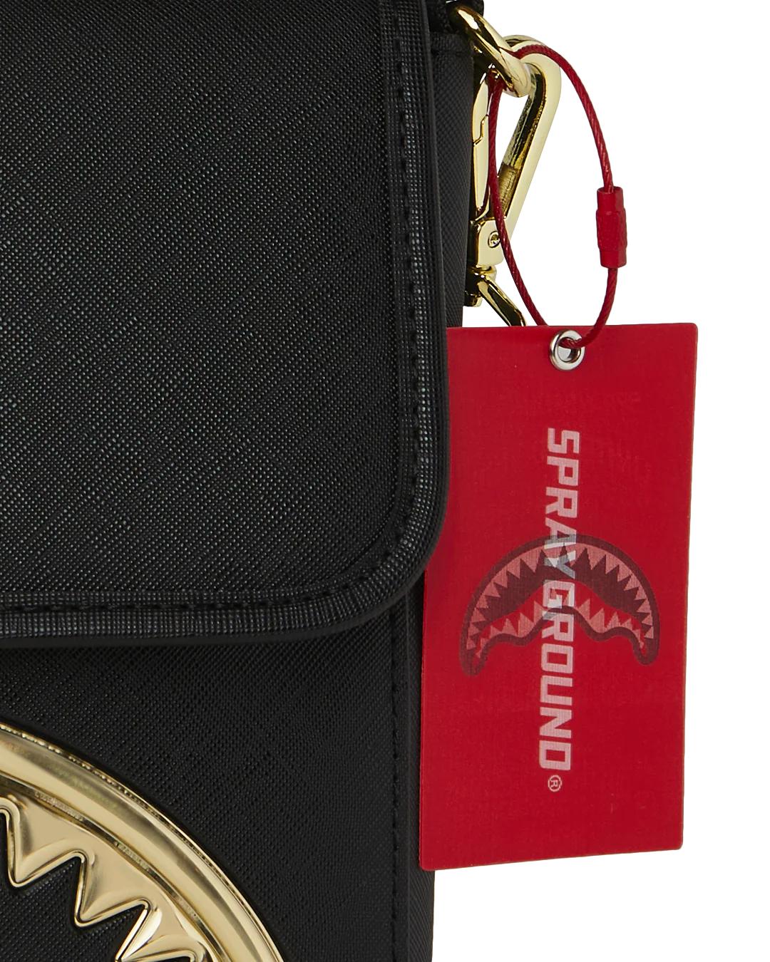 Sprayground GOLDHEART SHARK DRIP MESSENGER SLING