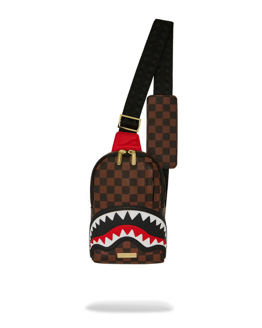 Sprayground SAWTOOTH SHARKS IN PARIS ONE-STRAP SLING